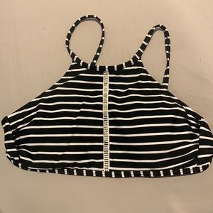 Black n White Xhiliration bikini top